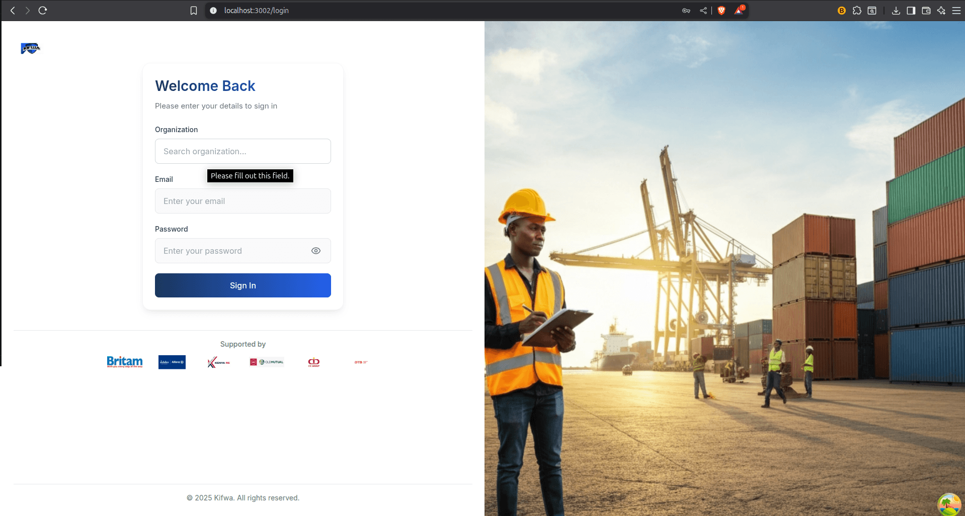 KIFWA Clearing & Forwarding System