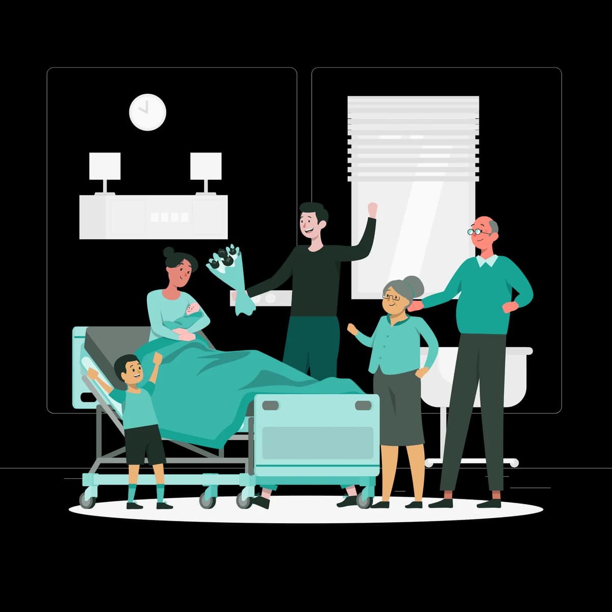 Wards and admissions in view